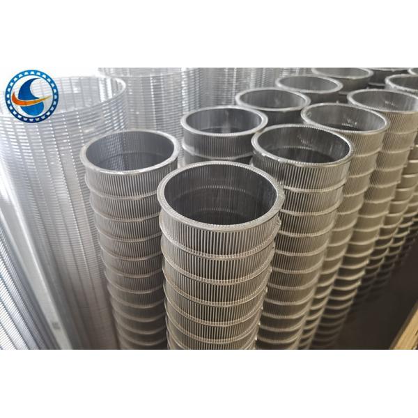 Id40mm Stainless Steel Profile Wet Dry Separator Od48mm Vee Wire Screen Filter