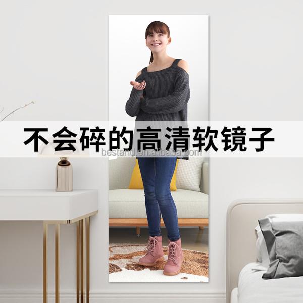 self Adhesive Pet Mirror 3d Wall Stickers