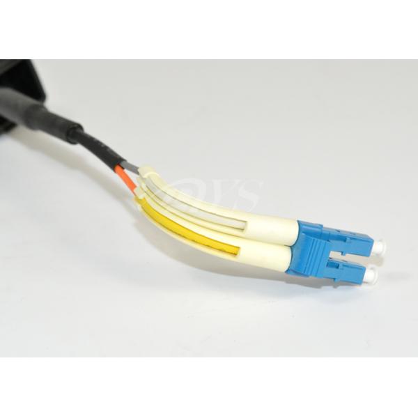 Outdoor NSN Jumper with bent boot G657A1Optical Fiber Patch Cord Duplex fiber LC Connector