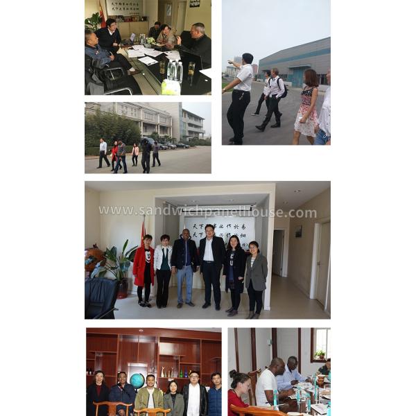 Heat Insulation Modular Container House Portable With 50mm Rock Wool Sandwich Panel