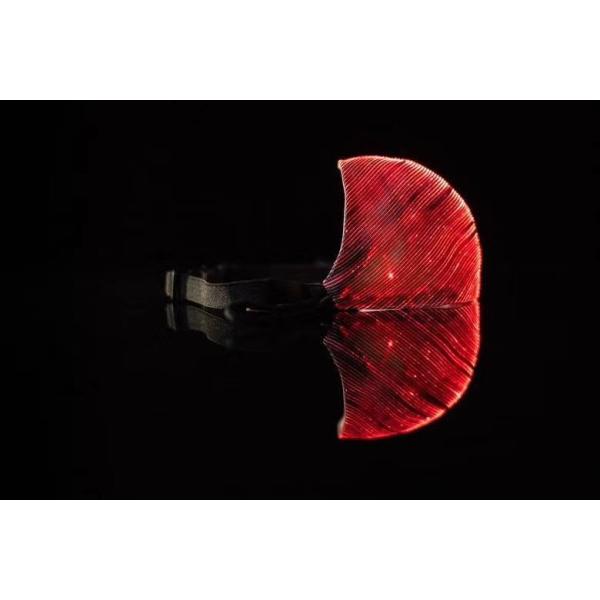 7 Color Changeable EL Light Up Face Mask Fashion With 4 Flashing Modes