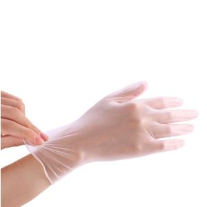 Stretchable Biodegradable Disposable Medical Gloves Medical Purposes Ambidextrou