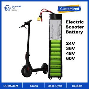 Cheap OEM ODM LiFePO4 lithium battery pack Electric Scooter battery 24V 36V 48V for Electric Bicycles/Scooter wholesale