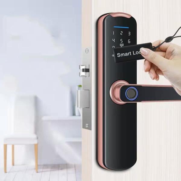 Intelligent Digital Keypad Door Lock Aluminium Alloy With Fingerprint