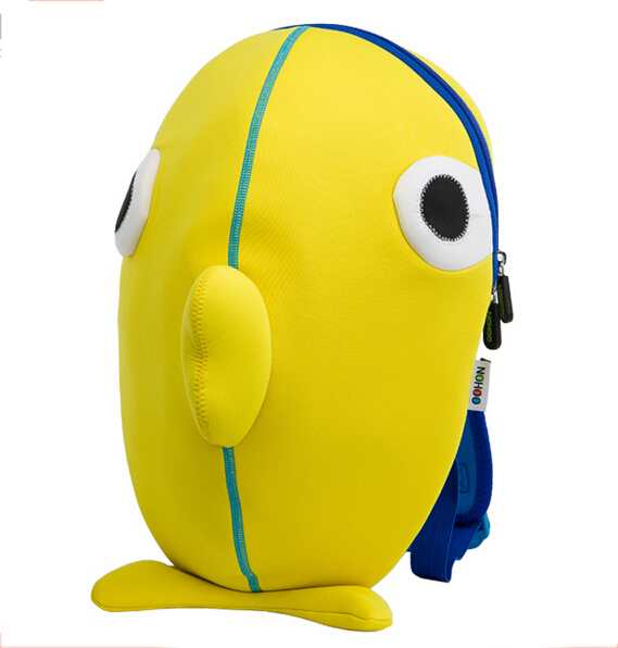Yellow Cute Kids Travel Backpack , Kids Animal Backpack School Bags