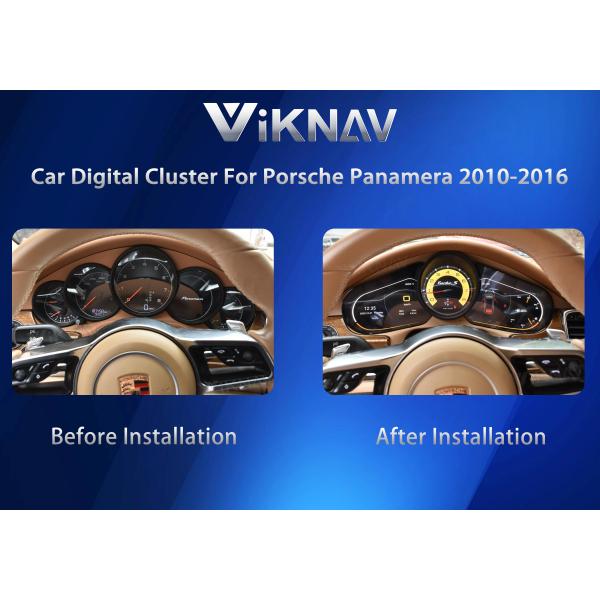 VIKNAV Digital Cluster Car Speedometer For Porsche Panamera 2010-2016