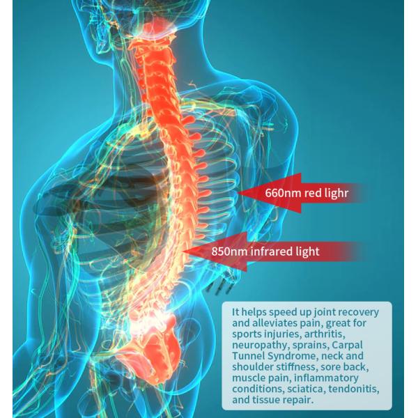 660NM 850NM Infrared Therapy Bag Red Light Sleeping Bag For Deep Pain Relief Therapy