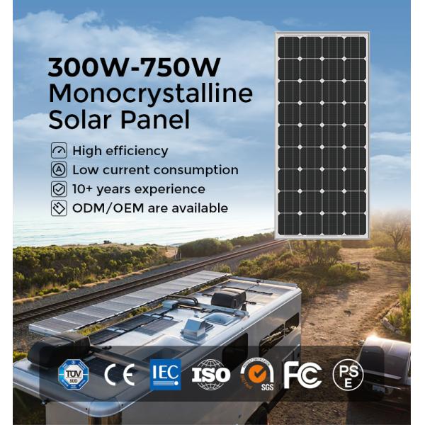 Home Solar Module Monocrystalline 550W 770W pV Panels for residential