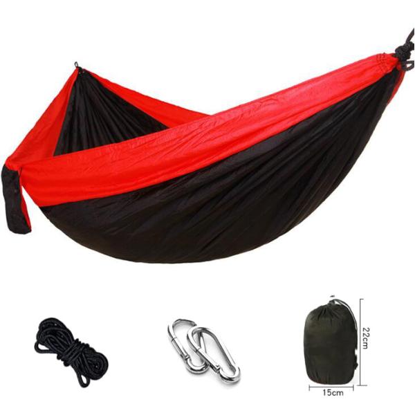 2 Persons Portable Camping Hammock , 440lbs Nylon Camping Hammock For Outdoor