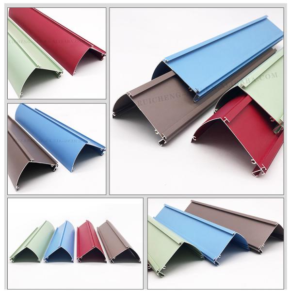 Anodizing Aluminum Curtain Wall System , 10mm Ceiling Mounted Curtain Track