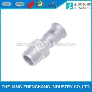 Buy cheap TEE stainless steel press fitting M profile from wholesalers