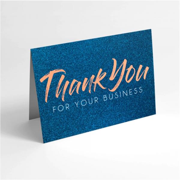 Quality 350gsm Ivory Board Paper Card Custom Gift Card Printing For Thank You Card for sale