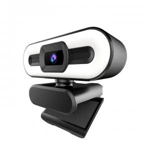 Cheap HD 1080P 2K 4K Webcam Auto Focus Fill Light Web Camera With Microphone Live Broadcast USB Computer PC Web Cam wholesale
