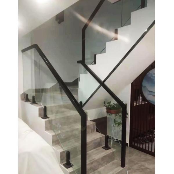 10mm Thickness Stair Hand Railings With Powder Coated / Polished / Brushed /