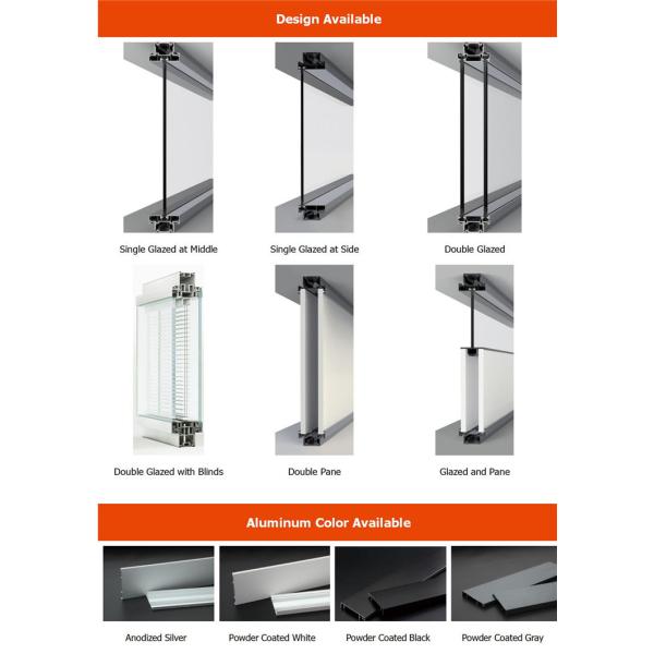 12MM Office Tempered Glass Partition Clear Glass Aluminum Frame Partition Wall