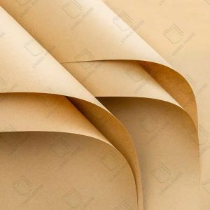 Cheap Brown Uncoated Kraft Paper Rolls 100% Virgin Wood Pulp Material Kraft Paper wholesale