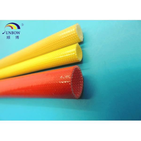 Heat Resistance F Grade Motor Fiberglass Braided Sleeving with PU Resin Coated