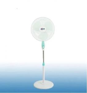 Cheap Round Base Floor Standing Mental Electric Air Cooler Fan Blue wholesale