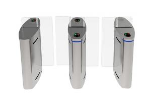 Cheap SS304 Acrylic BLDC Motor Half Body Turnstiles 550mm Channel For Access Control wholesale