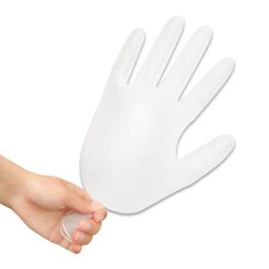 Stretchable Biodegradable Disposable Medical Gloves Medical Purposes Ambidextrou