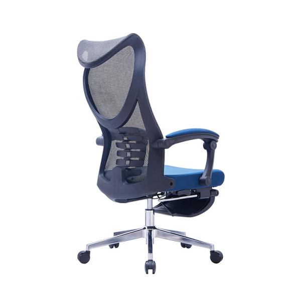 Computer Office Chair Staff Home Mesh Lift Swivel Office Chair With Footrest
