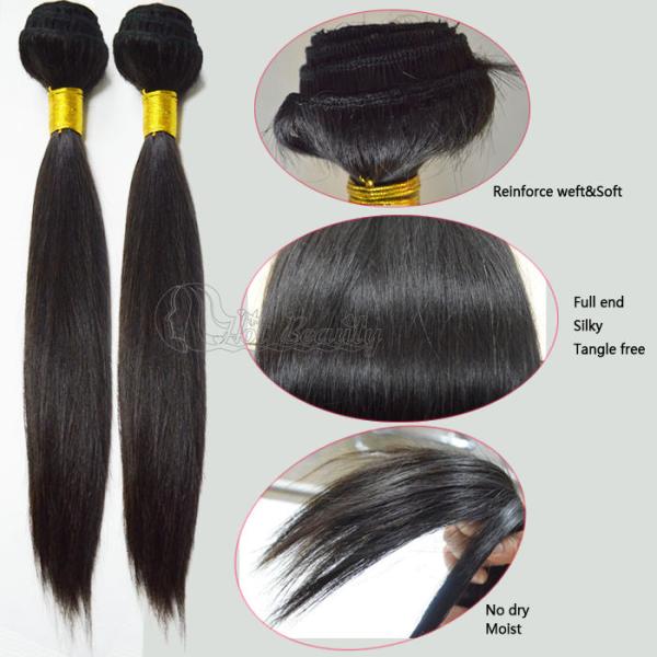 Brazilian Remy Virgin Human Hair Extensions 12inch - 32inch Straigh