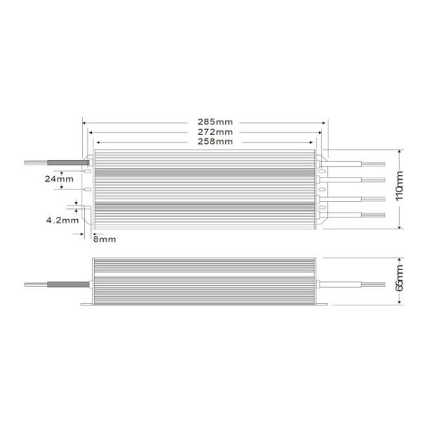 IP67 Waterproof Dimmable LED Power Supply With Over Temperature Protection