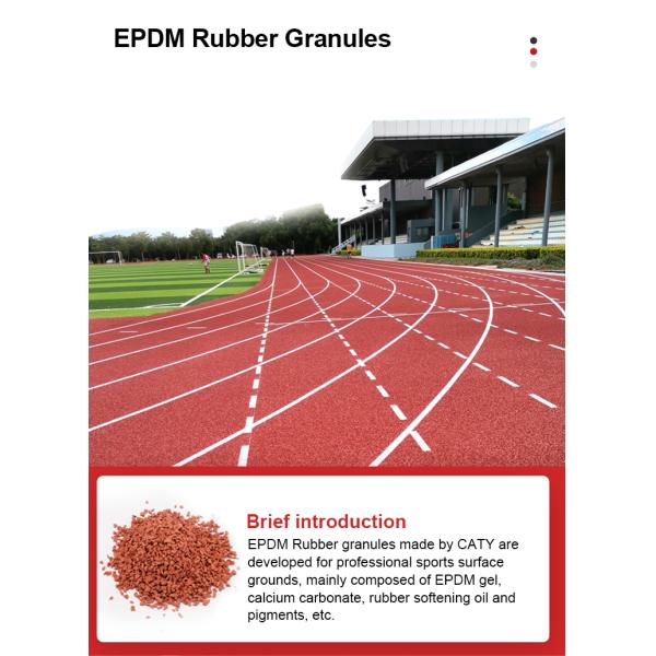 Multiscene EPDM Rubber Granules Anti Aging For Exercise Flooring