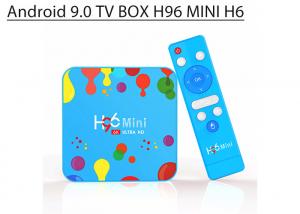 China android tv box H96 mini h6 4gb 32gb dual wifi android 9.0 android smart tv box H96 mini on sale