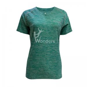 China Woman' s Classic Short Sleeve Crew Neck T Shirt Quick Dry Tee on sale