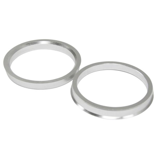 Durable 57.1 To 73.1 Aluminum Hub Rings High Precision With CNC Machined