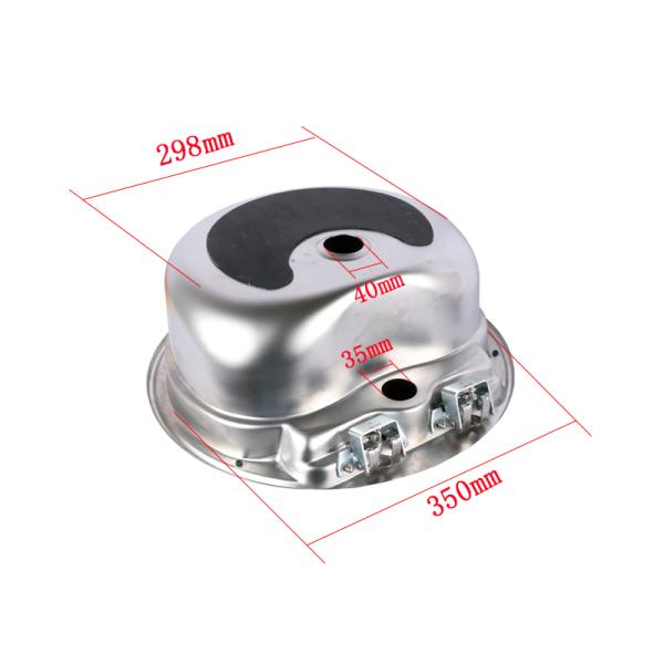 HWHongRV round camper rvs kitchen kit Stainless Steel Sink campervan tempered glass lid sink, with foldable rotating faucet