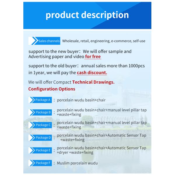 Ceramic wudumate compact foot bath pull drawing faucet saving space