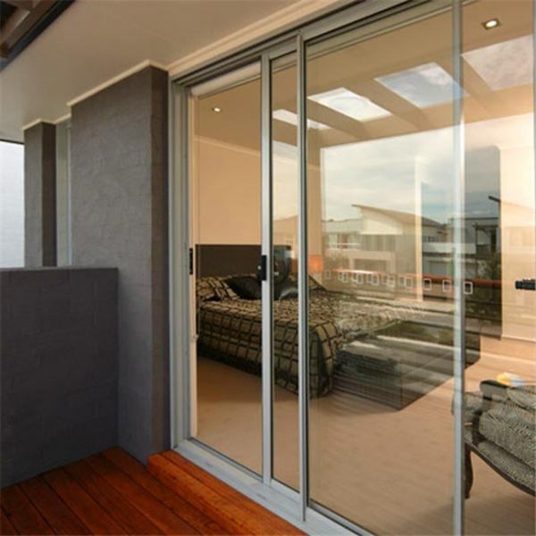 Functional System Aluminium Sliding Patio Doors , Aluminum Frame Sliding Glass Doors