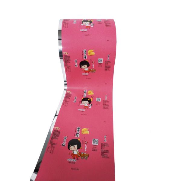 Safety Laminating Automatic Plastic Roll Film For Chips / Snack Packing Bar Film