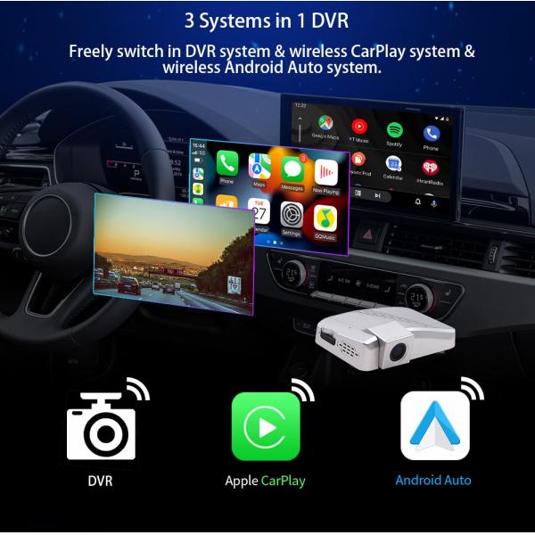 Full HD 1080P Dual Dashcam Car DVR Camera for Auto Dashboard Drive Video Recorder