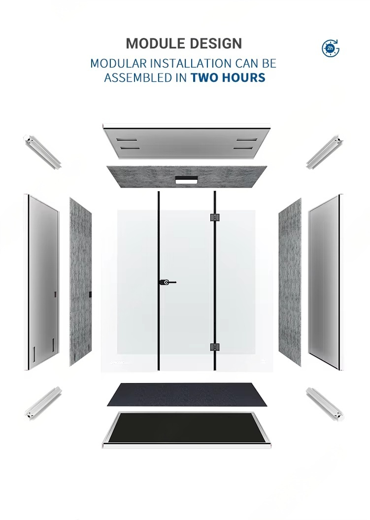 Smart Office Phone Booths Customized One Person Office Pod For Phone And Video Calls