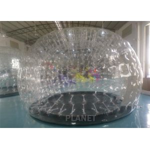 Airtight Igloo Transparent Inflatable Dome Tent With Led Light