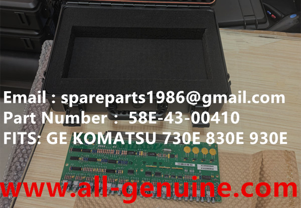 58E-43-00410 CARD GE TEREX UNIT RIG BUCYRUS MT4400AC MT5500 MT3600 NTE240 NTE260 NHL DUMP TRUCK HAULER MINING