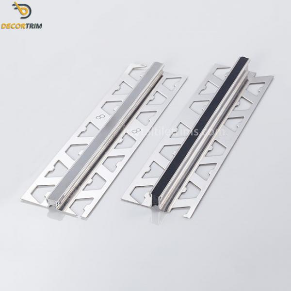 Quality Stainless Steel Movement Joint Profiles 8k Mirror For Concrete Flooring OEM for sale