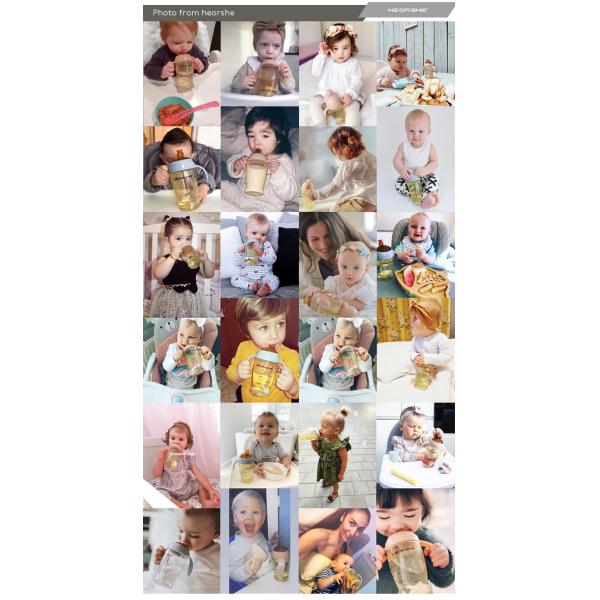 160ml 240ml Ultra Wide Neck HEORSHE Baby Bottle For Newborns