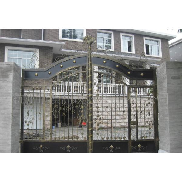 Eco Friendly Morden Iron Gate Anti Corrosion Q 235A Grade Steel Materials