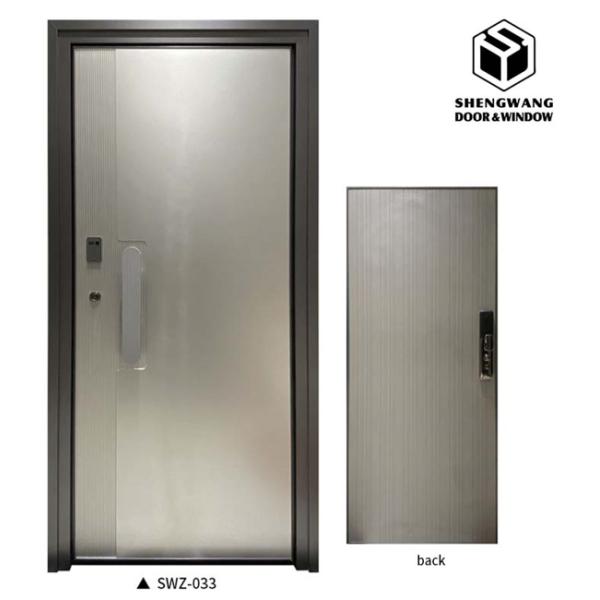 Fireproof Aluminum Interior Door 45Mm Thickness Customized Size Heat Insulation Door
