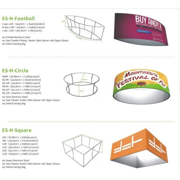 Easy Assemble Tension Fabric Displays , Hang Stretch Fabric Trade Show Displays Custom