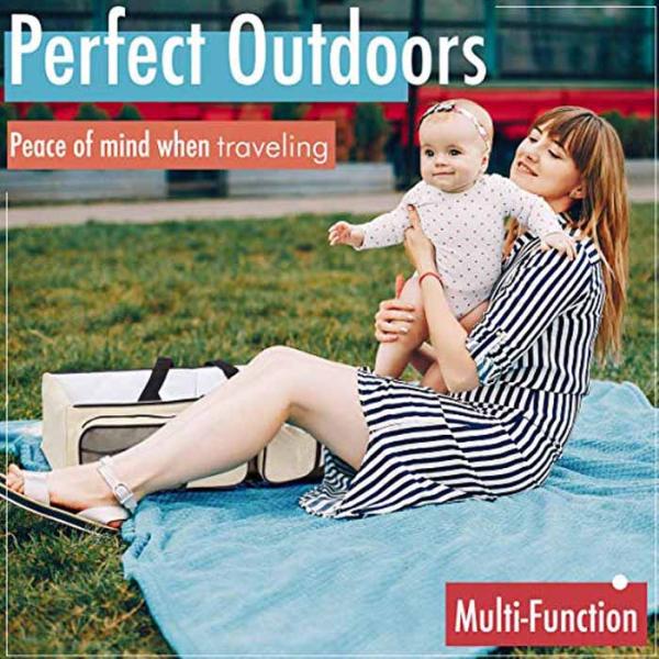 Newborns Diaper Bags Travel Bassinet , Messenger Changing Bag 3 In 1 Safe Buckles