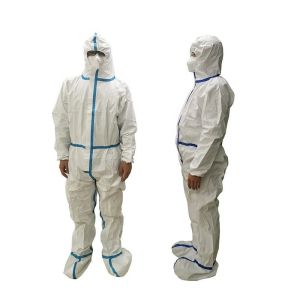 China Lightweight Disposable Protective Coverall Breathable Dust Proof Anti - Static on sale