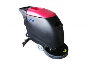 Cheap Compact Walk Behind Auto Scrubber / Battery Operated Bathroom Tile Scrubber wholesale