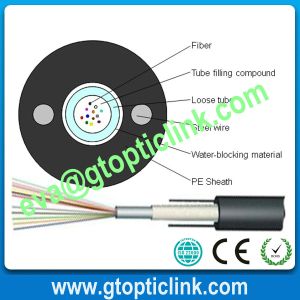 China Outdoor messenger Aerial optic fiber cable GYXTY on sale
