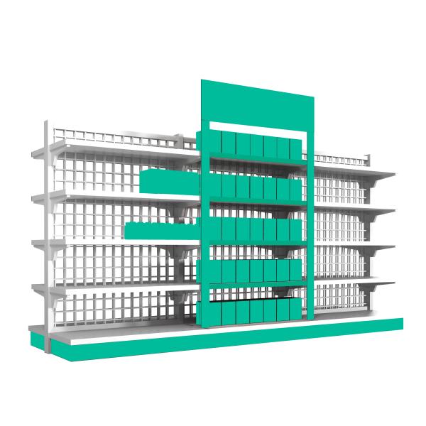 Environmental Pharmacy Display Stands / 4 Layers Lockable Glass Display Case