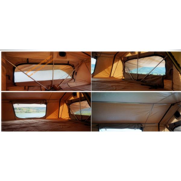 Outdoor Waterproof Aluminum Poles 2-4 People Trailer Tent Car Camping Tents